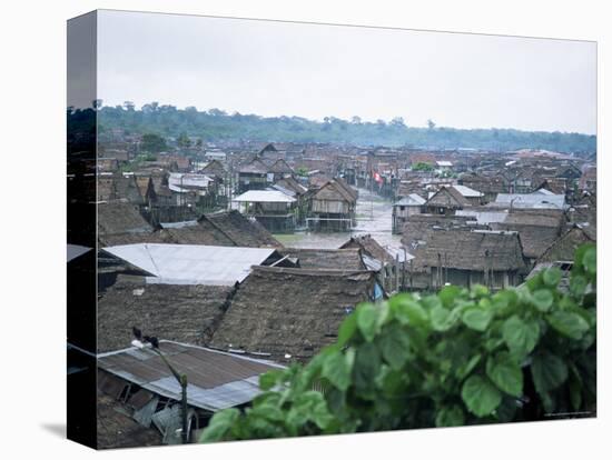 Part of City Built Closer to the River, Iquitos, Amazon, Peru, South America-Aaron McCoy-Premier Image Canvas