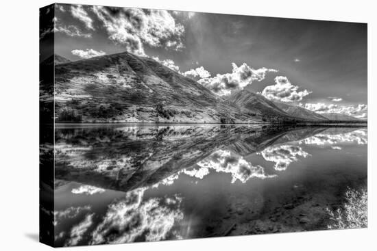 Part of the Chugach Mountain Range Reflecting in Summit Lake - Kenai Peninsula-Don Mennig-Premier Image Canvas