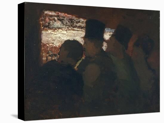 Parterre (Theater Audienc), C. 1858-Honoré Daumier-Premier Image Canvas