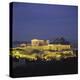 Parthenon and the Acropolis at Night, UNESCO World Heritage Site, Athens, Greece, Europe-Roy Rainford-Premier Image Canvas