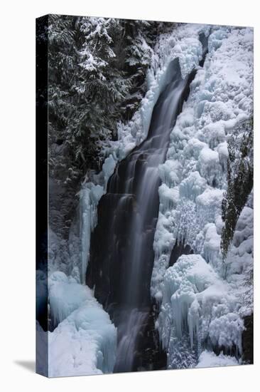 Partially frozen Fletcher Falls, British Columbia, Canada-Howie Garber-Premier Image Canvas