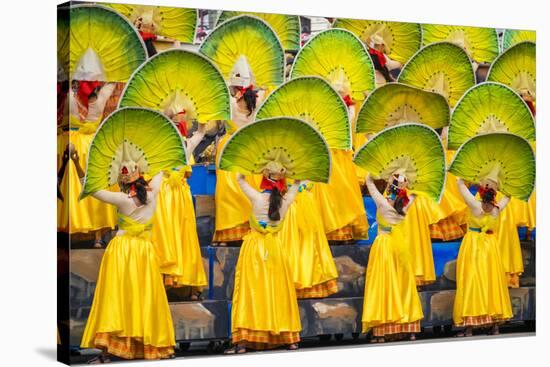 Participants perfrom at Dinagyang Festival, Iloilo City, Western Visayas, Philippines-Jason Langley-Premier Image Canvas