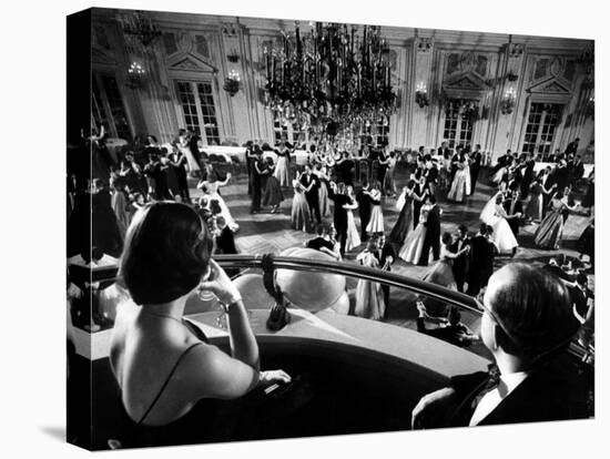 Participants Watching Couples Dancing During the Waltz Evening-Yale Joel-Premier Image Canvas