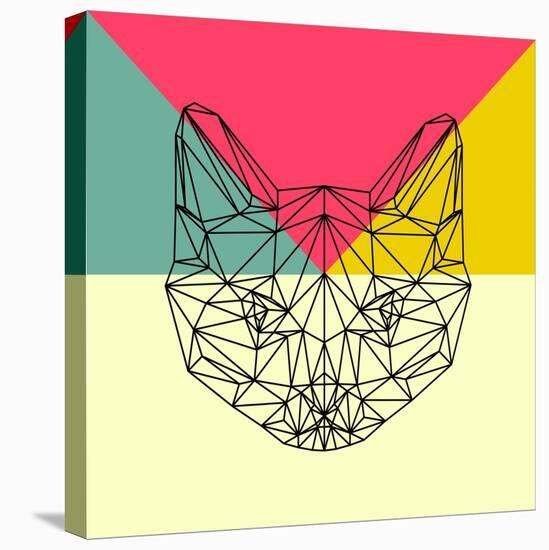 Party Cat-Lisa Kroll-Stretched Canvas