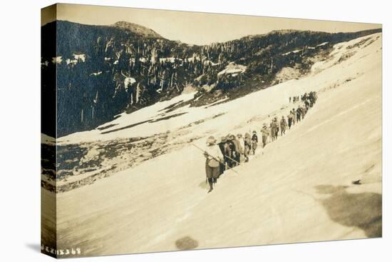 Party of Women Mountaineers in the North Cascades, Circa 1909-Asahel Curtis-Premier Image Canvas