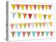 Party Pennant Bunting-Didou-Stretched Canvas