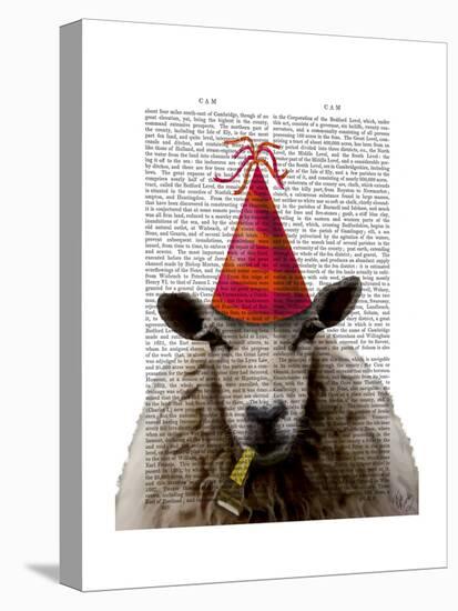 Party Sheep-Fab Funky-Stretched Canvas