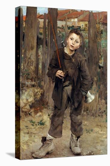 Pas Meche (Nothing Doing) Petit Garcon Travaillant Avec Les Chevaux De Halage Tirant Les Peniches P-Jules Bastien-Lepage-Premier Image Canvas