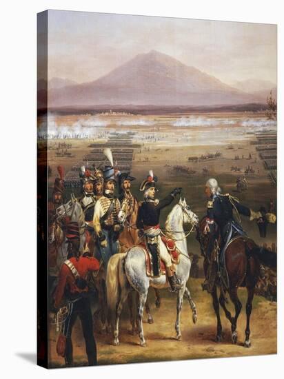 Passage of the Tagliamento in Front of Valvasone Led by General Napoleon Bonaparte-Hippolyte Lecomte-Premier Image Canvas