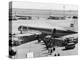 Passengers Boarding a Bea Vanguard Aeroplane Straight from the Runway-null-Premier Image Canvas