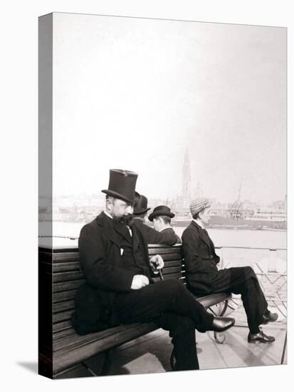 Passengers on a Ferry, Rotterdam, 1898-James Batkin-Premier Image Canvas