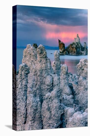 Passing Ships, Sunrise Storm Mono Lake, Eastern Sierras, California-Vincent James-Premier Image Canvas