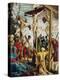 Passions/Sebastians-Altar in St.Florian the Crucifixion of Christ-Albrecht Altdorfer-Premier Image Canvas
