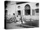 Pasta Drying in the Streets, Naples, 1897-null-Premier Image Canvas