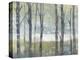 Pastel Birches II-Jennifer Goldberger-Stretched Canvas