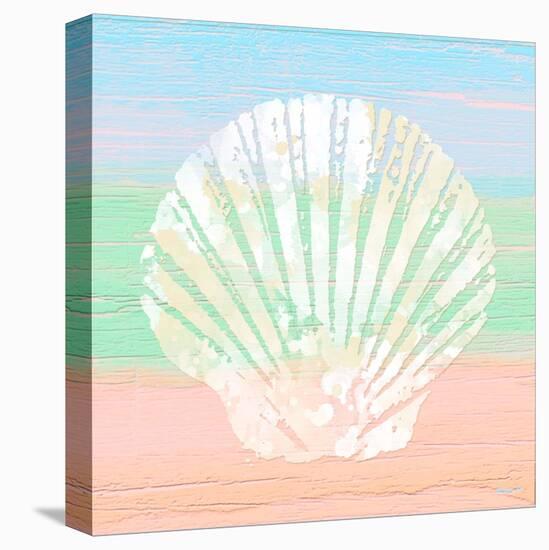 Pastel Coastal 1-Alonza Saunders-Stretched Canvas