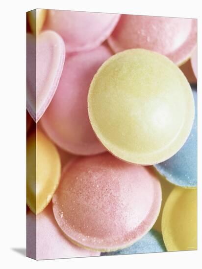 Pastel-Coloured Flying Saucers-Sam Stowell-Premier Image Canvas