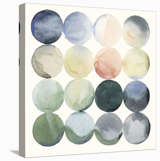 Pastel Hoops I-Grace Popp-Stretched Canvas
