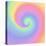 Pastel Rainbow Swirl-Art Licensing Studio-Premier Image Canvas