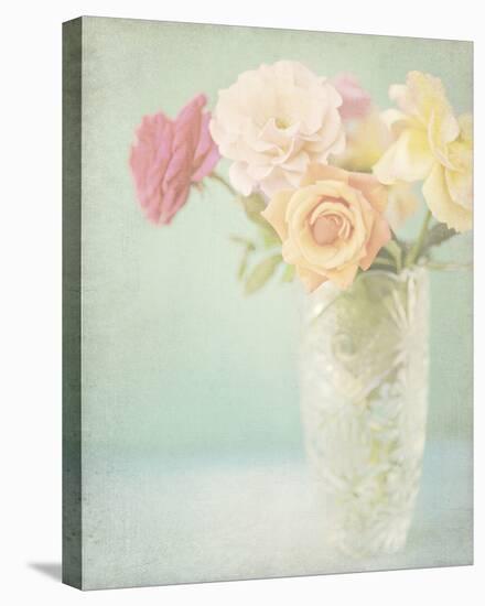 Pastel Roses-Shana Rae-Stretched Canvas