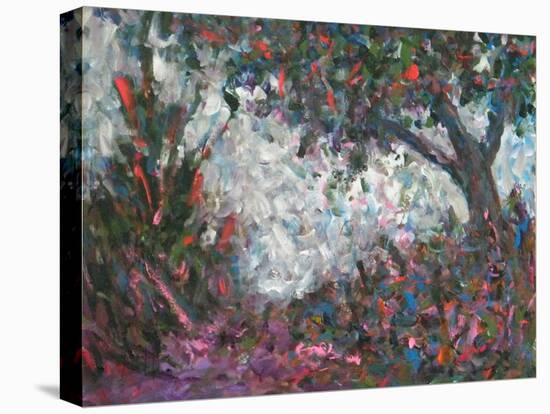 Pastel Tree III-Joseph Marshal Foster-Stretched Canvas