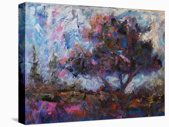 Pastel Tree-Joseph Marshal Foster-Stretched Canvas