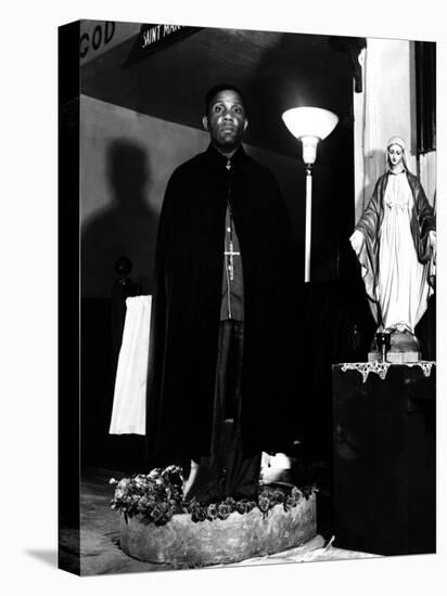Pastor of the St. Martin's Spiritual Church, Flower Bowl Demonstration, Washington D.C., c.1942-Gordon Parks-Stretched Canvas