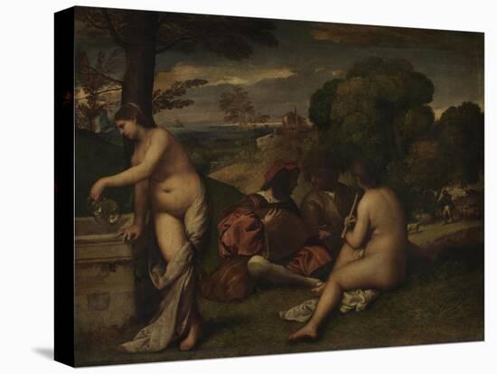 Pastoral Concert, C. 1510-Giorgione-Premier Image Canvas