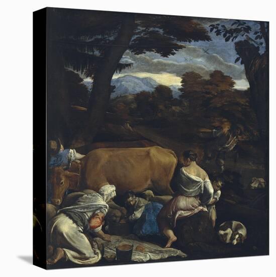 Pastoral Scene, 1560-Jacopo Bassano-Premier Image Canvas