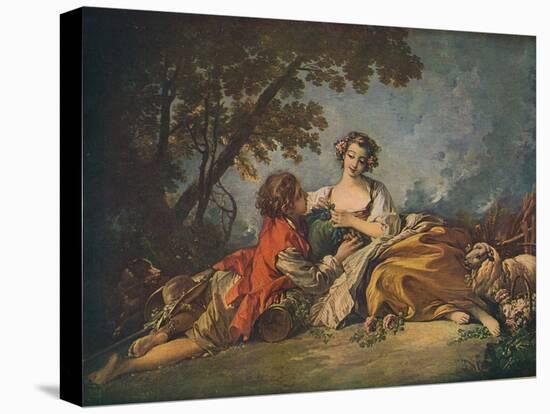 'Pastoral Subject', 18th century-Francois Boucher-Premier Image Canvas