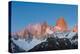 Patagonia, Cerro Fitzroy, Cerro Torre and Poincenot at sunrise, Los Glaciares National Park-Howie Garber-Premier Image Canvas