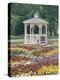 Patchwork of Pansies and Gazebo, Columbus, Ohio, USA-Adam Jones-Premier Image Canvas