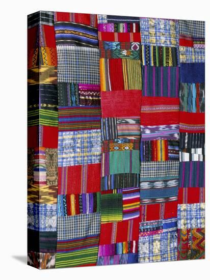 Patchwork Quilt, San Antonio Aguas Calientes, Guatemala, Central America-Upperhall-Premier Image Canvas