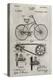 Patent--Bicycle-Alicia Ludwig-Stretched Canvas