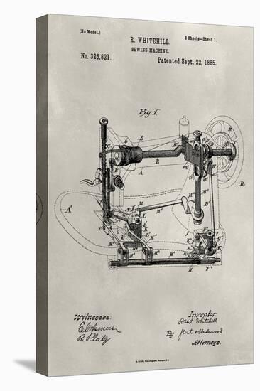 Patent--Sewing Machine-Alicia Ludwig-Stretched Canvas