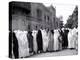 Pathan Women Observe Strict Muslim Purdah as They Come out to Vote at a High School-null-Premier Image Canvas