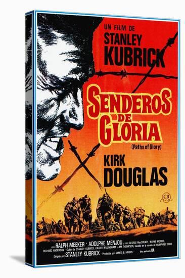 Paths of Glory, (AKA Senderos De Gloria), Kirk Douglas, 1957-null-Stretched Canvas