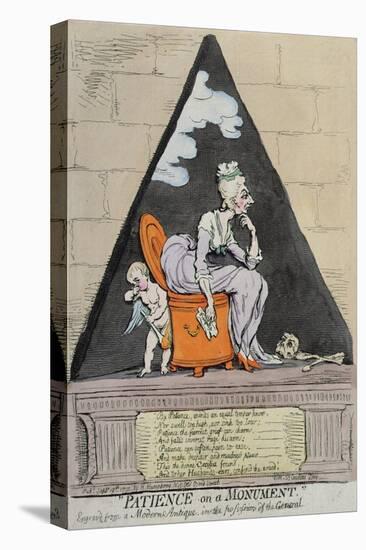 Patience on a Monument, Published by Hannah Humphrey in 1791-James Gillray-Premier Image Canvas