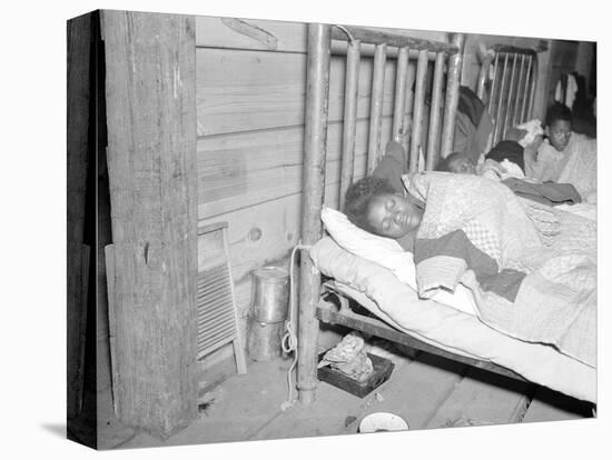 Patient in a Red Cross temporary infirmary for flood refugees at Forrest City, Arkansas, 1937-Walker Evans-Premier Image Canvas