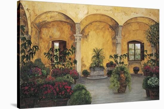 Patio Villa Toscana-Montserrat Masdeu-Stretched Canvas
