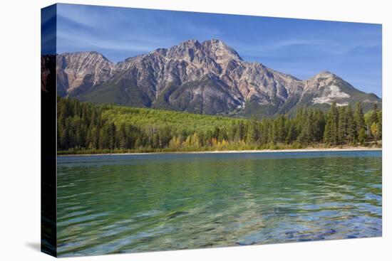 Patricia Lake and Pyramid Mountain, Jasper NP, Alberta, Canada.-Don Paulson-Premier Image Canvas