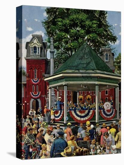 "Patriotic Band Concert", July 7, 1951-Stevan Dohanos-Premier Image Canvas