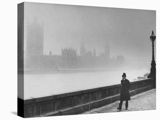 Patrolling Lambeth Bridge-Terence Spencer-Premier Image Canvas