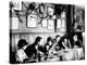 Patrons at a Prohibition Protected Speakeasy Popular for Drinking Aviators-Margaret Bourke-White-Premier Image Canvas