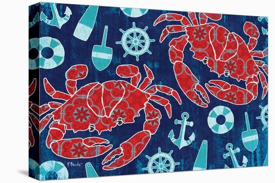 Pattern Crabs-Paul Brent-Stretched Canvas