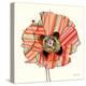 Pattern Poppy-Stripes-Robbin Rawlings-Stretched Canvas