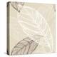 pattern3    leaves, neutral, floral-Robbin Rawlings-Stretched Canvas