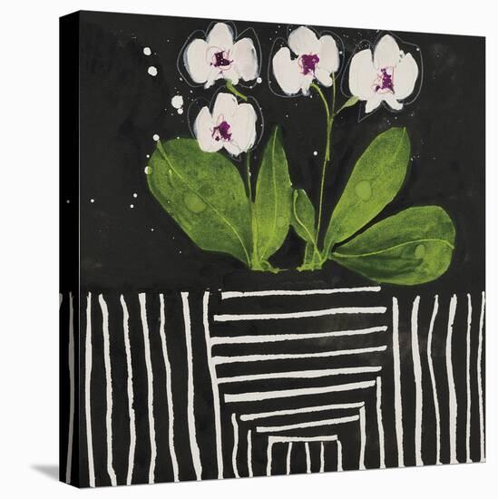 Patterned Floral - Chorus-Susan Brown-Stretched Canvas