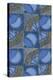Patterned Squares of Blue and Gray-Found Image Press-Premier Image Canvas