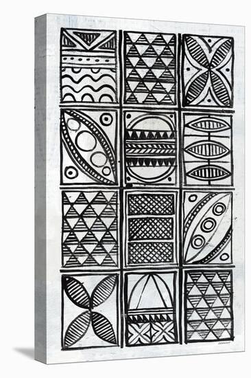 Patterns Of The Amazon VI BW-Kathrine Lovell-Stretched Canvas